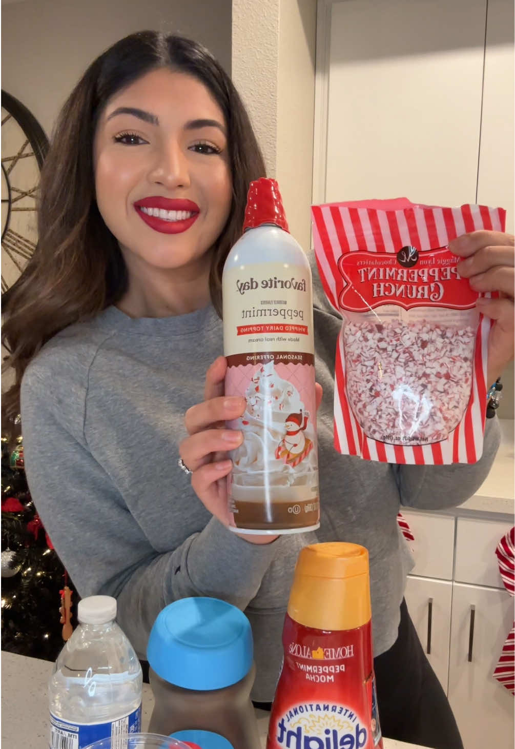 Peppermint mocha!! It’s so good. 🎄☕️❤️🤍❤️ #nescafe #pepermint #pepermintmocha #icedcoffee #coffeelover #holidaydrinks #christmas #nescafeicedcoffee 