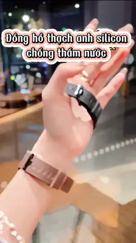 Đồng hồ thạch anh silicon chống thấm nước #donghochinhhang #donghothachanh #donghonu #donghothachanh #xuhuong 