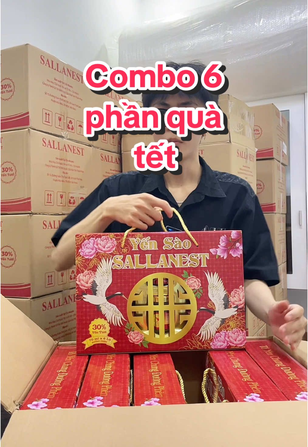 Combo 6 phần quà tết nèee #muataitiktokshop #xuhuong #ancungtiktok #TikTokShop #tuhaohangviet #SaleVuiVoDoi #sallanest #sallafood 