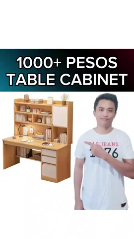 1000+ PESOS LANG MAY TABLE CABINET KANA, DATI ITONG 4,278 PESOS MALAKI ANG PA DISCOUNT NI SELLER KAYA BILI KANA HABANG MURA PA. #tablerack #tableorganizer #tablecabinet #table #cabinet #studytable #storage #storagecabinet #furniture #tiktokshop 