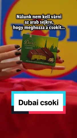 JÖN-JÖN-JÖN! 😍 Az összetevők után érkezik a táblás verzió is a világhírű dubai csokiból! 🍫 Csapj le rá 12.12-től a Lidl-ben a készlet erejéig! 😉 #lidl #lidlhu #lidlmagyarország #szeretemalidlt #dubaicsoki #csoki #dubaichocolate