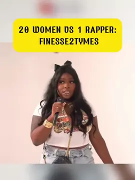 20 WOMEN VS 1 RAPPER: FINESSE2TYMES #fyp #fouryou #girls #RAPPERS