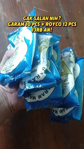 gak salah nih? garam 10 pcs + royco 12 pcs cuma 13rb an? #garam #royco #bumbumasak #pakethemat #tiktokshop1212megasale #1212 #barangmurah #barangviral