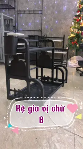 Kệ hia vị nhựa 2 tầng để gia vị trong nhà bếp #xuhuongtiktok #kegiavi #kenhabep 