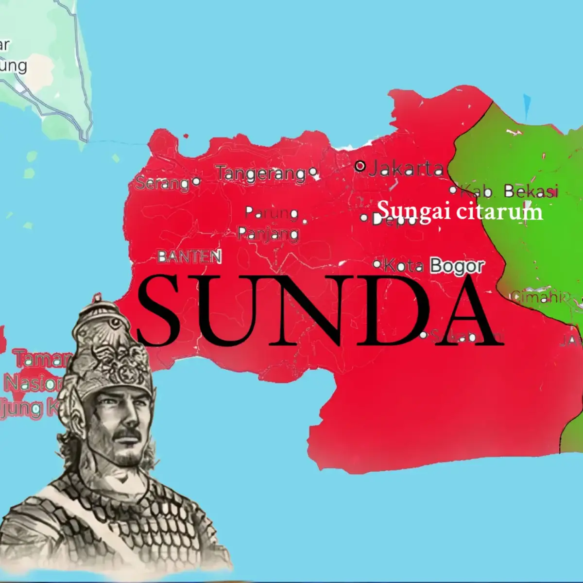 “Kerajaan Sunda dan Galuh: Jejak “Kerajaan Kembar” Penerus Tarumanagara” Sejarah Nusantara mencatat kemunculan Kerajaan Sunda dan Galuh sebagai dua kerajaan yang kerap disebut “Kerajaan Kembar.” Keduanya dianggap sebagai penerus Kerajaan Tarumanagara, yang berubah wajah pada tahun 670 M setelah Sang Tarusbawa mengubah nama Tarumanagara menjadi Kerajaan Sunda. Tak lama setelah itu, wilayah timur memisahkan diri menjadi Kerajaan Galuh yang mandiri. Meski begitu, informasi tentang kehidupan awal kedua kerajaan ini masih minim dan menyisakan banyak misteri. Salah satu daya tarik sejarah kedua kerajaan adalah pembagian wilayah kekuasaan dan peran Sungai Citarum sebagai penanda batas. Untuk memahami lebih dalam, kita perlu merujuk pada naskah-naskah kuno seperti Carita Parahyangan dan Bujangga Manik, serta catatan penjelajah seperti Tome Pires. Pembagian Wilayah Berdasarkan Carita Parahyangan Naskah Carita Parahyangan, yang ditemukan di Museum Nasional Jakarta dengan kode Kropak 406, memberikan gambaran tentang pembagian wilayah pada masa awal kedua kerajaan. Dalam salah satu bagiannya, disebutkan:  “Wilayah Danghyang Guru berada di tengah (Gunung Galunggung dan sekitarnya), wilayah Rahyang Isora di timur dengan batas utara di Paraga (Kali Progo sekarang) hingga Sungai Cilotiran, sedangkan wilayah Tohaan di Sunda berada di barat Sungai Citarum.” Penulis naskah ini menggambarkan bagaimana Citarum menjadi batas antara Kerajaan Sunda-Pajajaran di barat dan Galuh di timur. Pada abad ke-7 M, ini mencerminkan pembagian budaya: wilayah Sunda di barat Citarum dan wilayah Galuh hingga Kali Progo di timur. Yang menarik, Sanjaya tokoh sentral dalam naskah ini mewarisi wilayah-wilayah strategis di Jawa:  1. Kalingga: Dikuasai oleh Sanjaya.  2. Galuh-Sunda: Diserahkan kepada Tamperan.  3. Galunggung: Berada di bawah Resi Demunawan.  4. Wilayah Timur: Paralor dan Cilotiran menjadi kekuasaan Iswara Narayana. Sayangnya, nama Sungai Cilotiran kini tak lagi diketahui. Namun, menurut penelusuran, letaknya kemungkinan di utara Jawa Tengah dengan muara ke Laut Jawa. Jejak Perjalanan Bujangga Manik Sumber lain yang menggambarkan batas wilayah adalah naskah Bujangga Manik. Dalam naskah ini, tokoh utama seorang pangeran yang menjadi petapa melakukan perjalanan suci dari Pakuan Pajajaran hingga ke ujung Jawa Timur. Ia mencatat perbatasan budaya antara Sunda dan Jawa, yakni di Sungai Cipamali (sekarang Kali Pamali di Brebes). Sebelum melintasi perbatasan ini, Bujangga Manik menyebutkan tempat-tempat suci seperti Arega Jati dan Jalatunda. Arega Jati, yang mungkin merujuk pada sebuah bukit keramat, adalah simbol spiritual gunung Mahameru dalam kepercayaan Hindu-Sunda. Pandangan Tome Pires tentang Perbatasan Sunda dan Jawa Pada abad ke-16, penjelajah Portugis Tome Pires mencatat bahwa perbatasan antara Sunda dan Jawa berada di Sungai Cimanuk (kini mengaliri Indramayu hingga Garut). Dalam Suma Oriental, ia menggambarkan bagaimana sungai ini memisahkan dua budaya yang seolah berasal dari pulau berbeda, meskipun berada di satu daratan yang sama. Namun, perbatasan ini tampaknya lebih sempit dibandingkan deskripsi dalam Bujangga Manik. Hal ini mengindikasikan bahwa wilayah Sunda mengalami penyusutan seiring waktu. Evolusi Batas Wilayah Sunda-Galuh Dari berbagai sumber, tampak bahwa batas wilayah Sunda-Galuh dan wilayah Jawa mengalami perubahan seiring zaman:  • Abad ke-7 M: Citarum sebagai batas utama antara Sunda dan Galuh.  • Abad ke-15 M: Cipamali menjadi penanda perbatasan budaya Sunda-Jawa.  • Abad ke-16 M: Cimanuk menjadi perbatasan Sunda-Jawa menurut Tome Pires. Naskah-naskah kuno ini tak hanya menggambarkan pembagian wilayah, tetapi juga memperlihatkan bagaimana peradaban Sunda dan Jawa saling berbatasan dan berinteraksi. Sejarah batas ini bukan sekadar cerita geografis, tetapi juga refleksi dari dinamika budaya, politik, dan agama di masa lalu. #SejarahSunda  #KerajaanGaluh  #WarisanNusantara  #BudayaSundaJawa  #CaritaParahyangan 