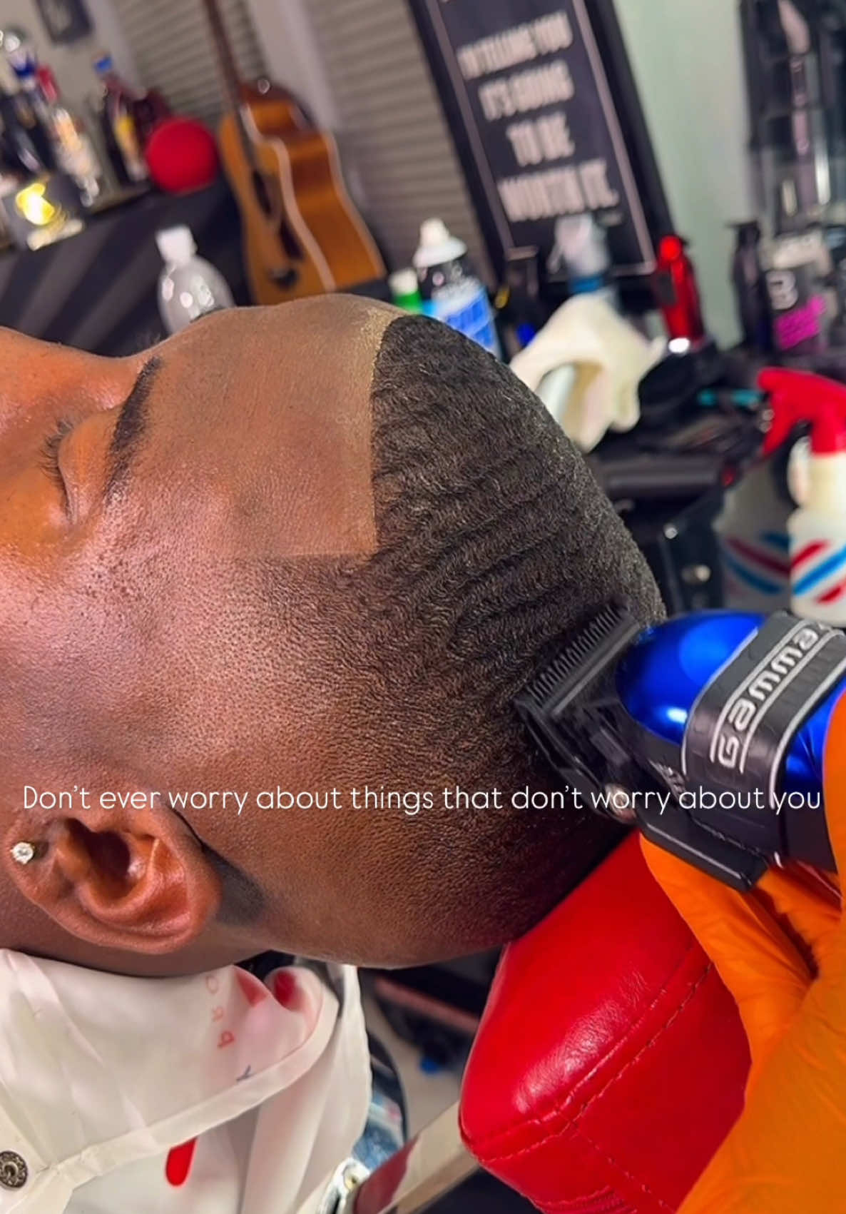 Be a monster at what you love doing. Repetition equals improvements.  @GammaStyleCraft  #friday #taylorcutz #monster #flawless #waves #haircut #labarber ##Affirmations