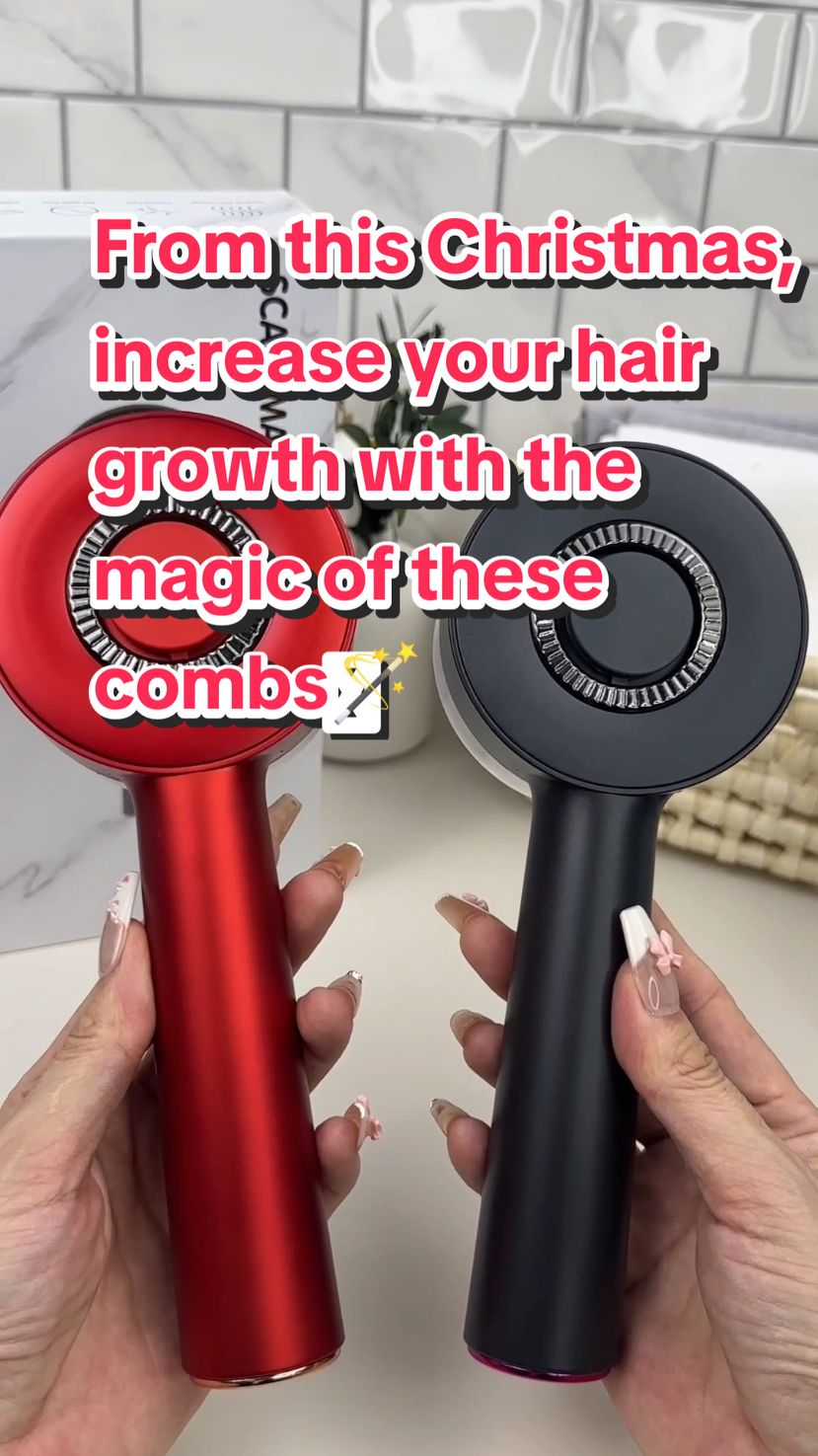 Wave goodbye to hair troubles with the magic of our Electric Massage Comb! 🪄✨ Like a wizard’s wand for your scalp, it works its spell with red light therapy and soothing vibrations to stimulate hair growth, strengthen thinning strands, and rejuvenate your scalp. Who needs potions when you have this?#hairgrowth #haircarerutine #DoMoreInAYear #christmasgiftideas #christmasgift #ledtherapy #redlighttherapy #oiltherapy #foru #fyp #wicked 