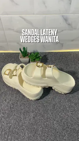 Sandal wanita lateny sandal wedges empuk #sandalwanita #sandalempuk #sandalwanitamurah 