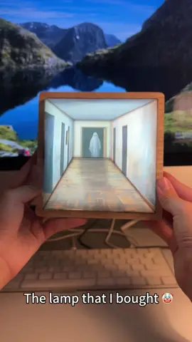 It’s a work of art,not a lamp🥹 #ilusion #fyq #gift #lamp #3d 