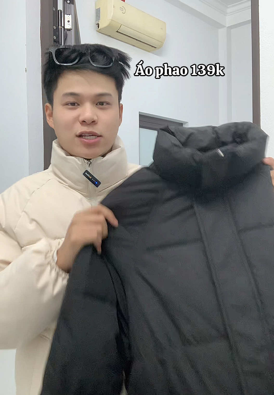 Áo phao dày dặn lắm nha p1 #aophaonam #aophaonu #aophao #aokhoac #review 