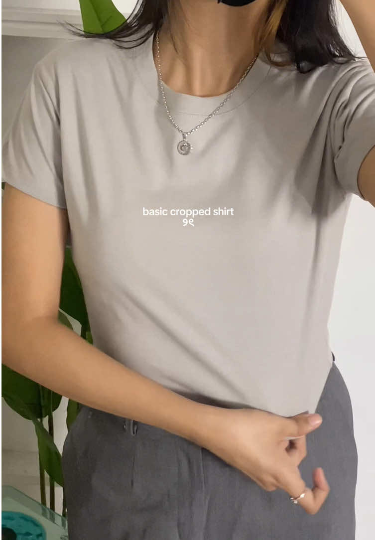 basic crop top from lifeline 🪻 #basictop #basictops #croptop #basicoutfit 