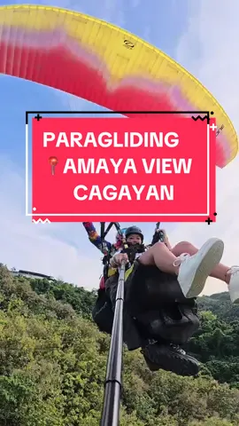 Flyhigh in the sky ❤️ My first paragliding experience was amazing! #Paragliding #amayaviewcdo #Sky 