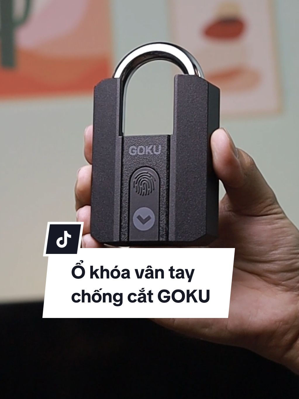 Ổ khóa vân tay chống cắt GOKU GK101 thông minh giá không quá mắc mấy bạn sắm về dùng thử nè  #Khoagoku #khoavantay  #Khoathongminhgoku #Khoavantaygoku #Okhoavantaygoku #Gk101 #duymereview