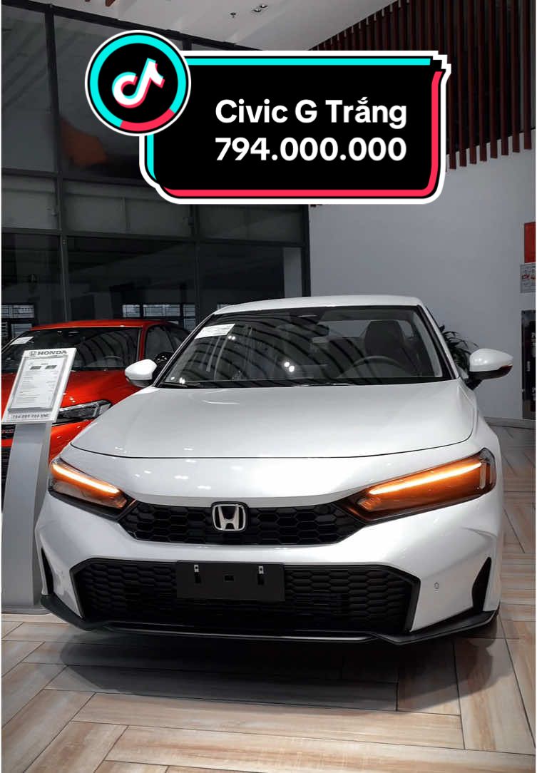 Honda Civic G Trắng. Sẵn xe giao ngay cho Anh/Chị mình kịp vi vu giáng sinh, Tết Dương luôn ạ Liên hệ ngay em Bình để được ưu đãi nét nhất nhé. #honda #civic #viral #trending #hondasensing #civic2024 