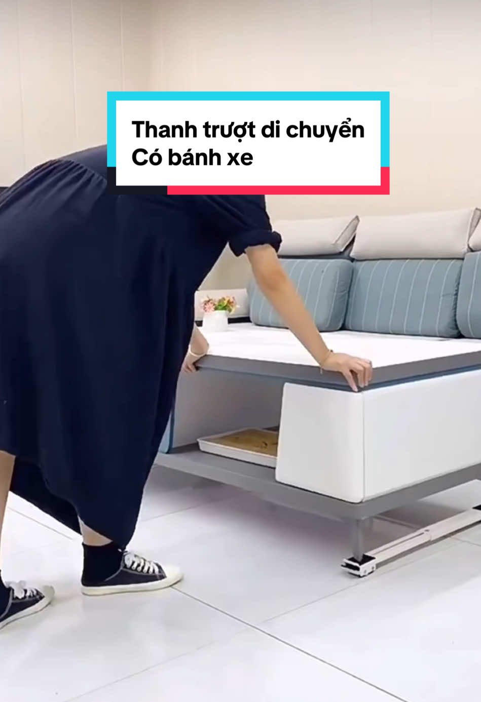 Dễ dàng di chuyển tủ lạnh máy giặt nhờ e thanh trượt có bánh xe này #trending #xuhuongtiktok2024☘️🍀♥️ #giadungthongminh #dodungtienich #xh #thanhtruot 