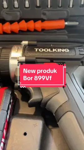 NEW PRODUK BOR 899vf 3in1 ketegangannya sudah TINGGI BANGETT, Komponen nya lengkap jadi udah pas bangett kamu yang masih cari-cari bor yang udah bagus ini aja langsung cek keranjang kuning atau cek out dari live yaaa!!!! #bor899vf #toolking #newproduk #bor3in1 