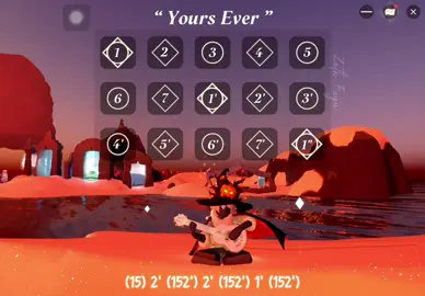 Yours Ever - COCKTAIL ft. Q Flure #skychildrenofthelight #skycotl #thatskygame #skypiano #yoursever 