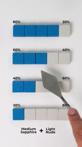 What happens when you mix blue and white kinetic sand in different ratios? #kineticsand #colormixing #paintmixing #mixingpaint #mixingcolors #asmr  #tapping #art #sand #satisfying #quiz  #crunchy 