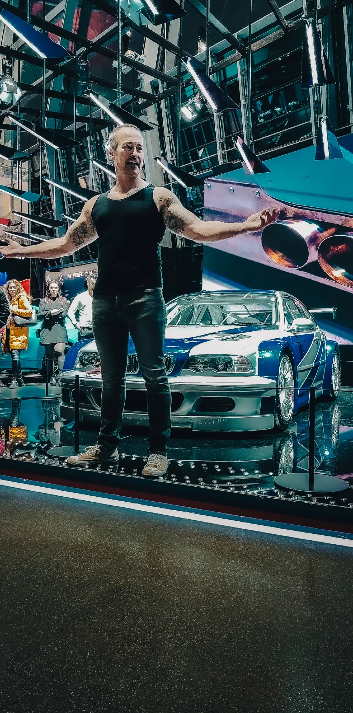 First I'm gonna take your ride, then I'm gonna take your girl!  Derek Hamilton, Actor of Razor visited BMW Welt Munich yesterday to see our (and later his stolen) old beauty, take photos with fans and sign their most wanted games.  I got my photos I took of the M3 signed aswell as my PS2 Most Wanted 2005 Game 🫶 I tried to take the car from him but as you can see in the last Pic he wasn't happy about it. 😵‍💫😉 @Need for Speed @BMW M @bmw #nfs #nfsmostwanted #mostwanted #m3gtr #needforspeed #razor #bmwwelt 