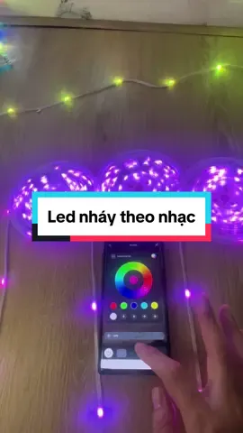 Led nháy theo nhạc #led #trangtri #tiemdenled #xuhuong 