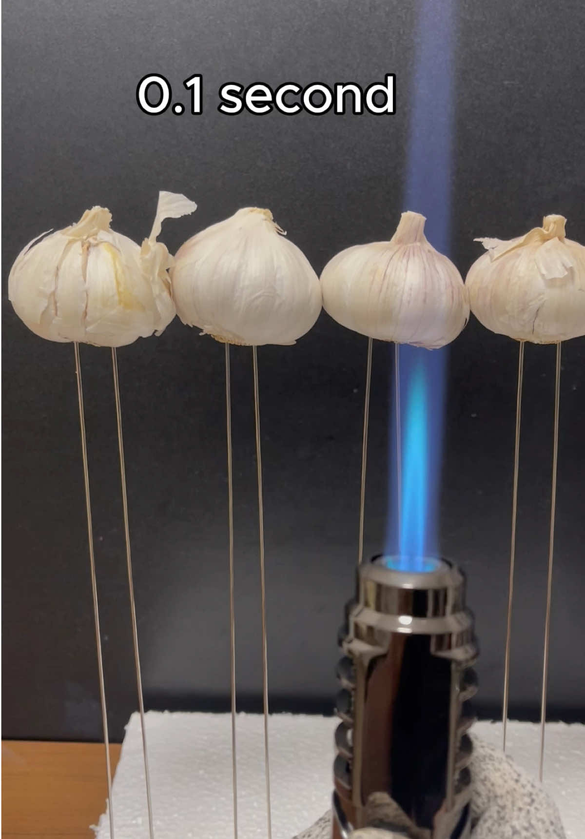 Powerful Lighter vs Garlic