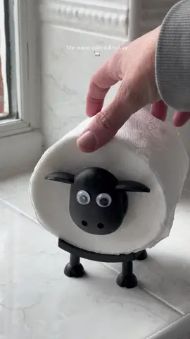 The cutest toilet roll holder 🐑 #CleanTok #cleaning #bathroom #cleaningmotivation #holder #toiletroll #cute #animals #animallover #giftideas #tiktokmademebuyit #sheep #toiletroll #toiletpaper #looroll #viral #fyp 