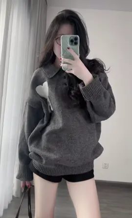 Áo len polo #aolen #thoitrang #outfit #xh 