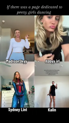MadisonSkyy , Kalin , Abbyy.irl and Sydney Lint #dancetiktok #foryou #madi #dancetrend 