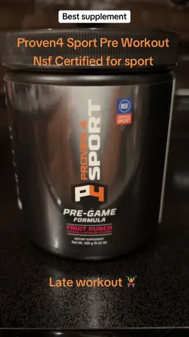 #creatorsearchinsights Best Supplements #preworkoutvibes #Fitness #proven4sport 
