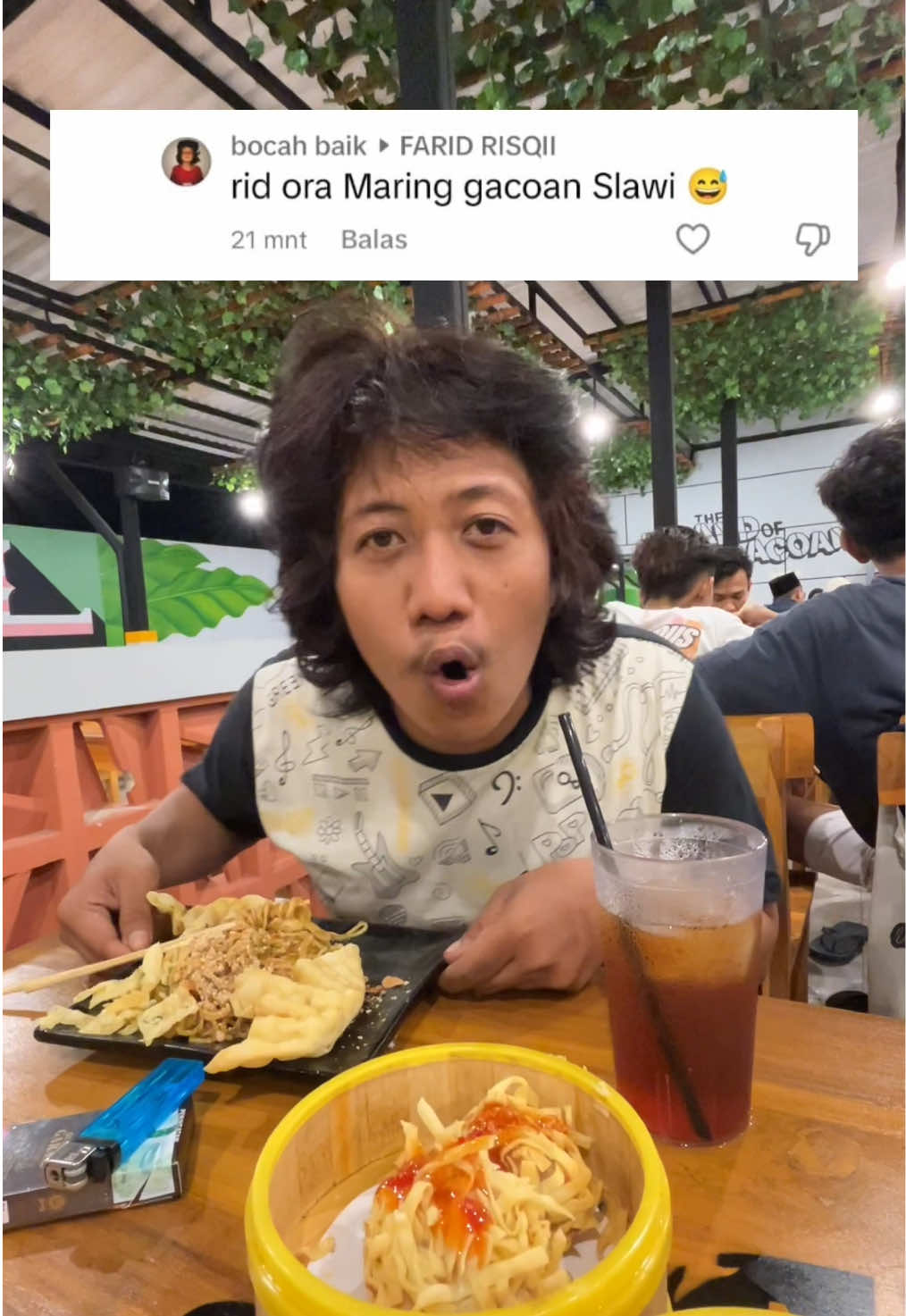 Nyobain Gacoan slawi kabupaten tegal #fyp #ngapak #faridrisqii 