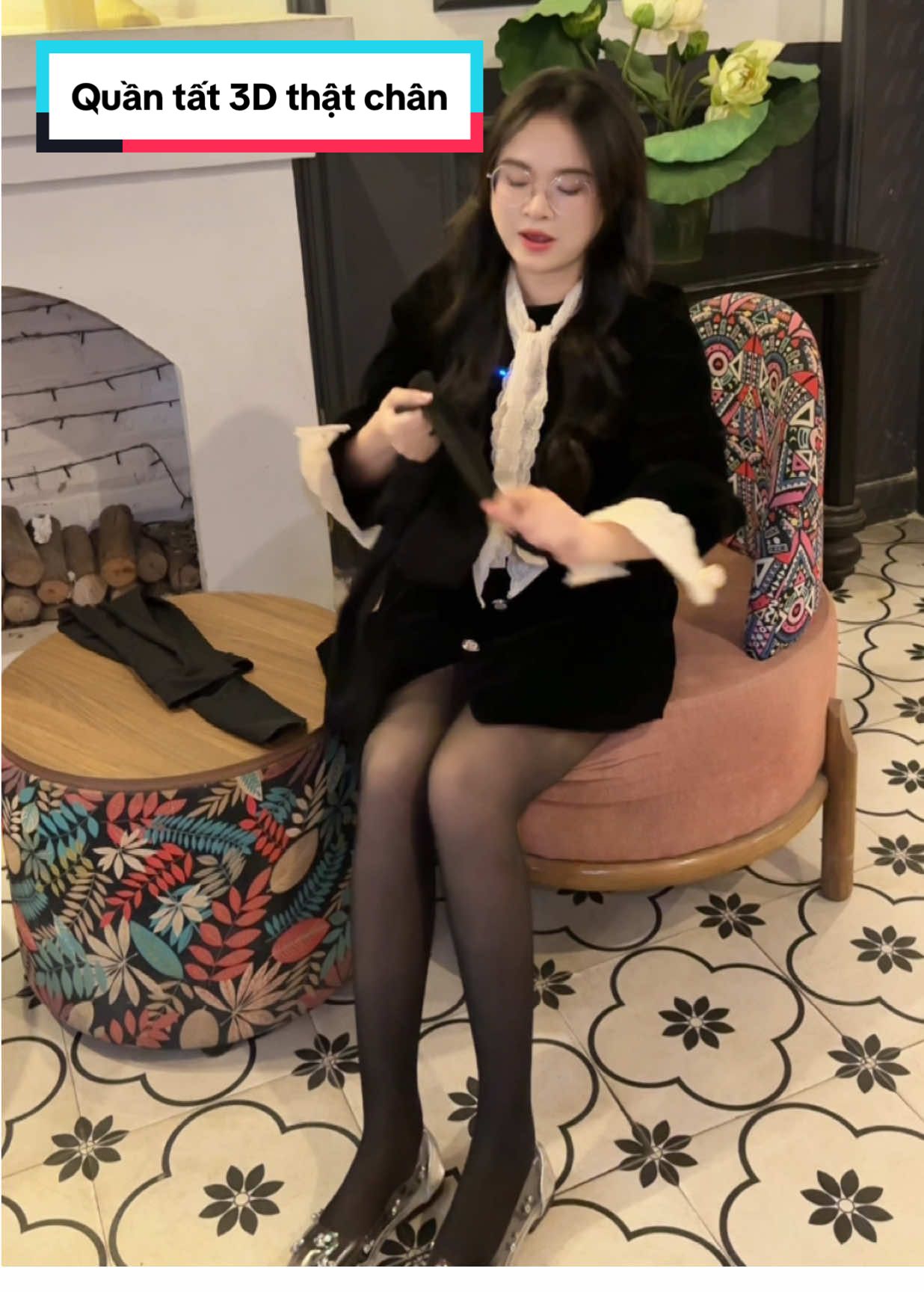 Trả lời @Phùng Trang Quần tất 3D 6S dày dặn đi thật chân mà còn ấm nữa, quần tất lót nỉ bên trong nhưng bên ngoài nhìn như màu da luôn #quantat #quantatdaydan #quantat3D #quantatlotni #xuhuong #cogaimattit 