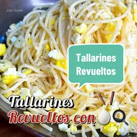 Como preparar un delicioso! TALLARINES REVUELTOS CON HUEVOS 🍯🍳🥚 receta para flojos #recetaparaflojos #joelyower #tallarinesrevueltos #2025 