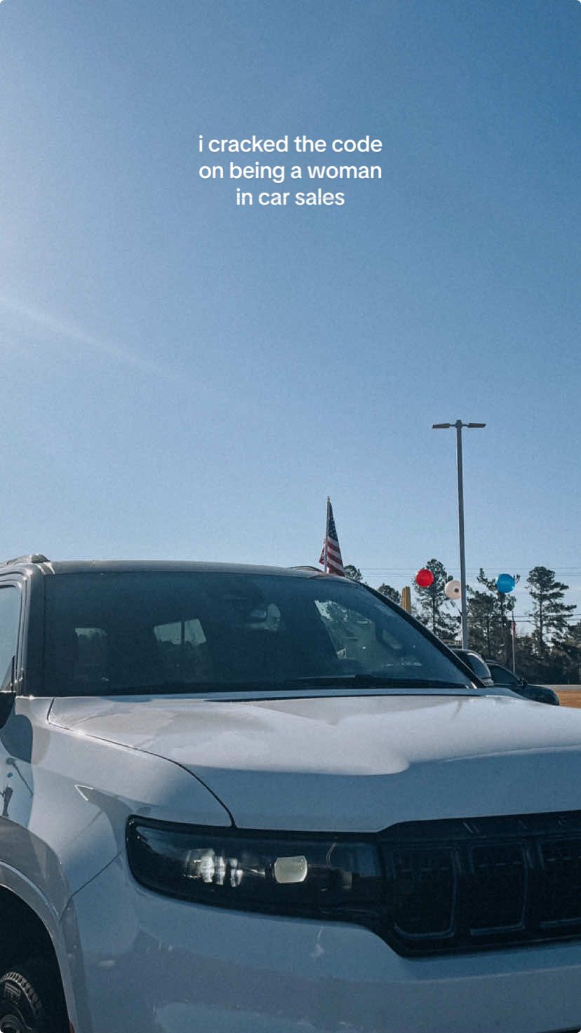 a typical day in the life as the only woman in my dealership 🤍 #carsalesman #sales #womeninsales #crackedthecode #salestips #teacher #teachersoftiktok #fancycars #cars #carsoftiktok #carsales #dayinmylife 