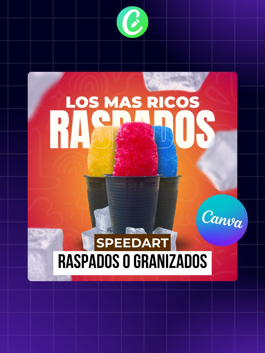 En este video te muestro cómo hice este diseño de raspados con Canva. Si quieres un tutorial paso a paso, ¡déjamelo en los comentarios y lo hago para ti! 🍧✨ #canvatips #canvahacks #canvaparaemprendedores #emprendedores #marketingdigital #negociosdigitales #diseñografico #canvaparanegocios canva para emprendedores, diseño en canva, diseño para negocios, ideas creativas, estrategias visuales