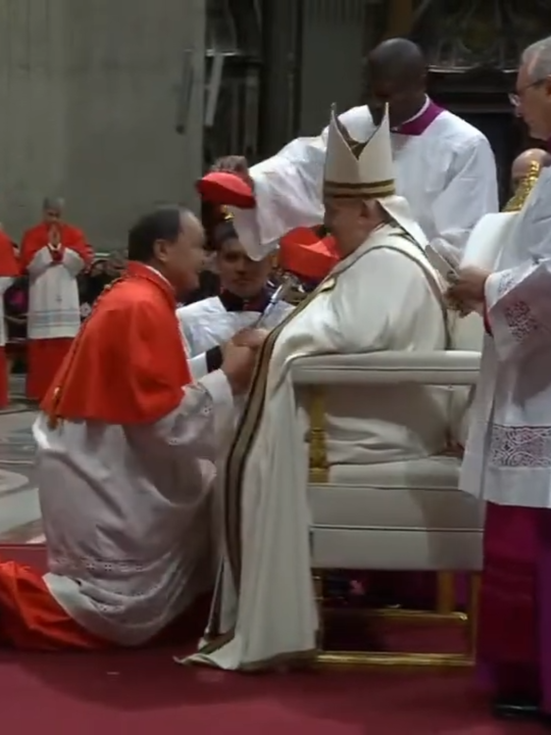 Cardinal Ambo David receives red hat, ring from Pope Francis WATCH: Cardinal Pablo Virgilio 