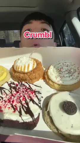 This is the first @Crumbl lineup I’ve ever had where everything was consistenly good 😩 Caramel Toffee Butter Cake was my favorite #mukbang #eating #Foodie #fypシ゚viral #mukbangeatingshow #foodtiktok #asmreating #crumbl #crumblecookiereview #giantcookie #sweets #sugarydelights 