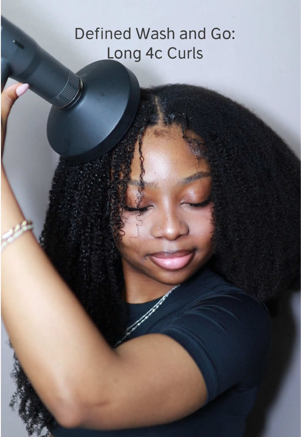 Tutorial? Opinions?  *The Wig is 4c but my leave out is 4b/4c @type4wigs  #washandgo #curlyhair #coilyhair #4bhair #4chair #naturalhair