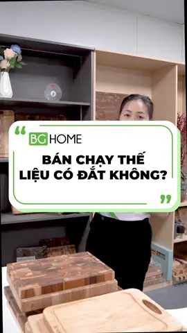 Bán chạy thế liệu có đắt không? #giadung #xuhuong #nhabep #thotgoteak #thotgo #ecobghome 
