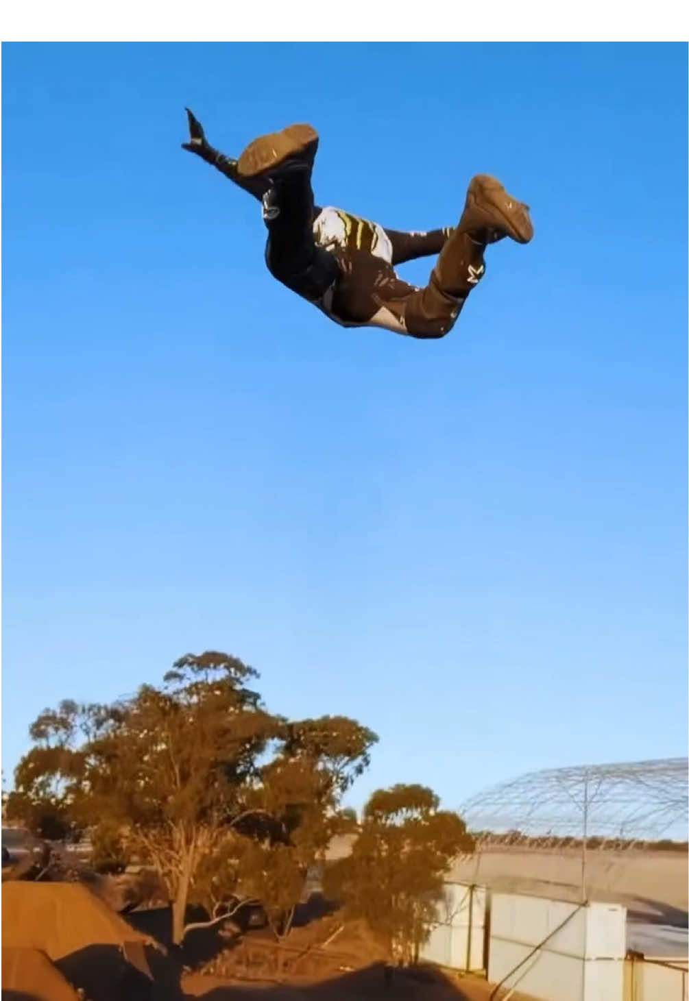Camo sticker kit going crazy 😂 @Jackson Jacko Strong @Headstrong Films  #MonsterEnergy #Moto #FMX #Motocross 