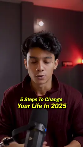 5 steps to change your life in 2025! #growth #2025 #newyear #change #life #SelfImprovement #skills #money 