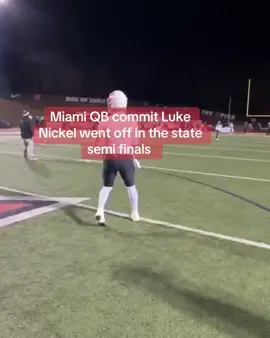 Miami QB commit Luke Nickel went off in the state semi finals #MiltonEagles #Milton #miltonfootball #mpire #miamihurricanes #gocanes #theu #footballtiktok #highschoolfootball #chalupabatman #fyp #footballhighlights 