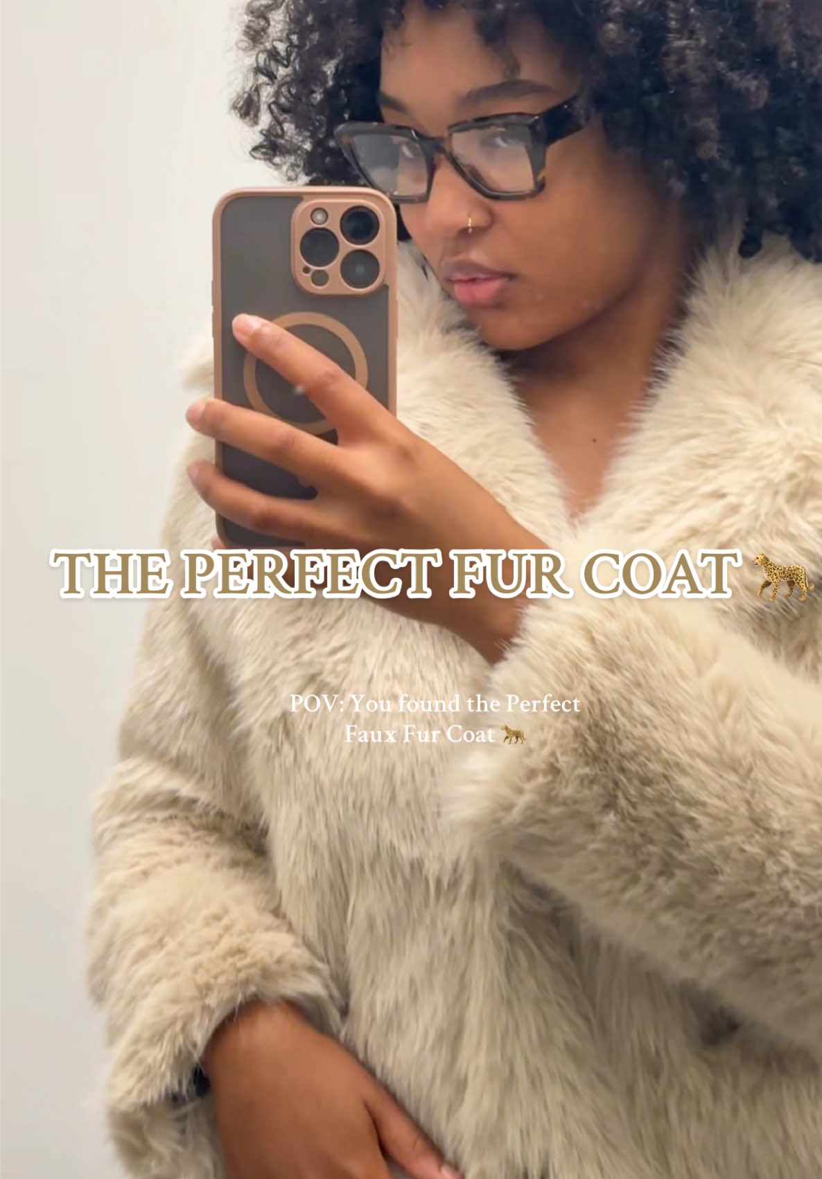 Its not from target, its from MACY’S! 💋🐆 #furcoat #wintercoat #holidaypartyoutfit #winterfashion #fur #fauxfurcoat #sale @Macy’s 