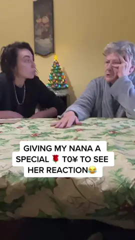 her reaction was PRICELESS 😭😅 this was years ago and it still has us cackling 😂😂#onthisday #fyp #foryou #reaction #christmas #xyzbca 