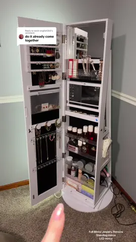 Replying to @kevin english360 Full Mirror Jewelry Armoire! With a ton of storage.. @Costway.US #costway #jewelrymirror #Armoire #ledmirror #standingjewelryarmoire #standingmirror #tiktokshopholidayhaul #ttsdelight #giftguide #tiktokshopholidayhual #spotlightfinds 