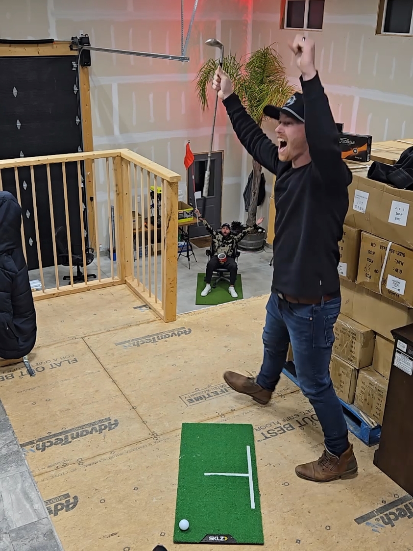 Tin Cup Challenge #golf #golftiktok #golfchallenge 