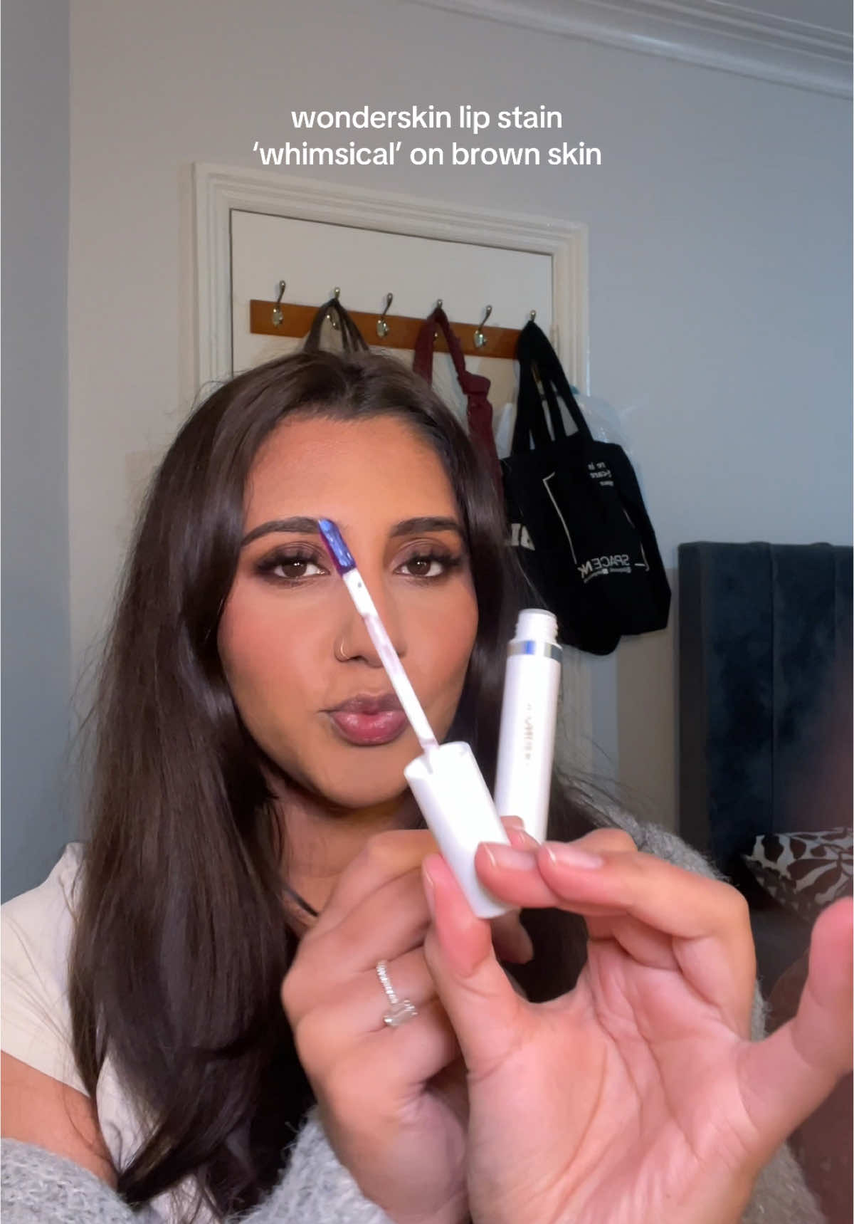 this lip stain is literally always sold out and it lasts sooo long, defo need a brown shade #lipstain #wonderskin #browngirlfriendlymakeup #browngirlapproved 