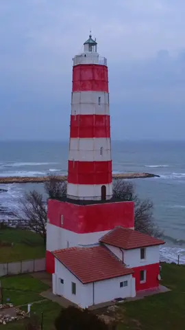 📍 Shabla Lighthouse, Bulgaria #fyp #shabla #bulgaria #droneshot #dji #hiddengems 