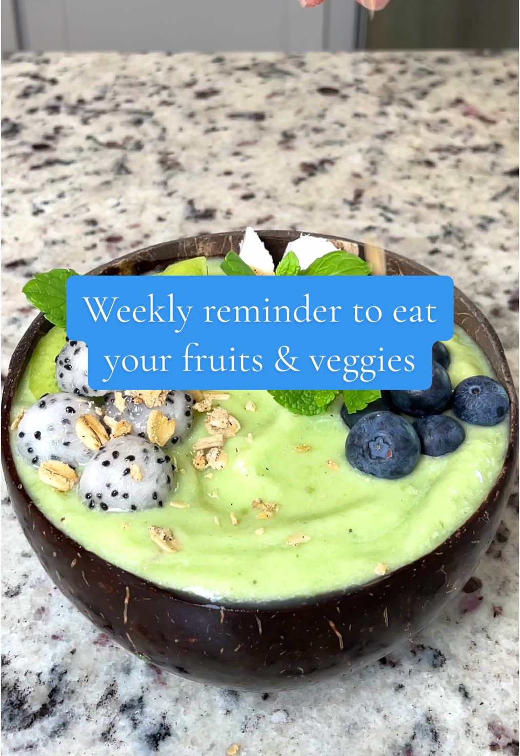 This is your weekly reminder to eat your fruits & veggies 🫡