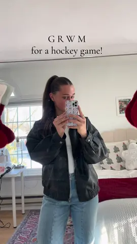 anotha grwm for ur feed!!🤭🤭 #grwm #hockeygame #college #fyp #collegehockey #diml #outfit #OOTD