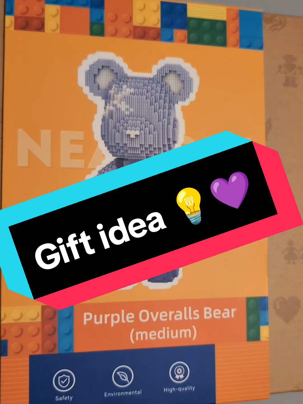 I can't wait to start building this bear 💜  #giftideas #gift #christmas  #tiktokmademebuyit 